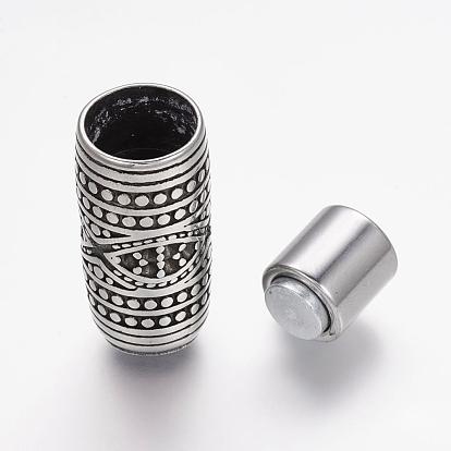 304 Stainless Steel Magnetic Clasps, Column