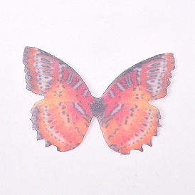 Handmade Netting Fabric Woven Costume Accessories, Gradient Color, Butterfly with Spot Pattern