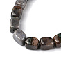 Natural Indian Agate Beads Strands, Cuboid