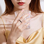 Текстурированная шегрейс 925 кольца-манжеты из стерлингового серебра, открытые кольца, чеканный