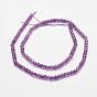 Natural Amethyst Bead Strands, Faceted, Rondelle