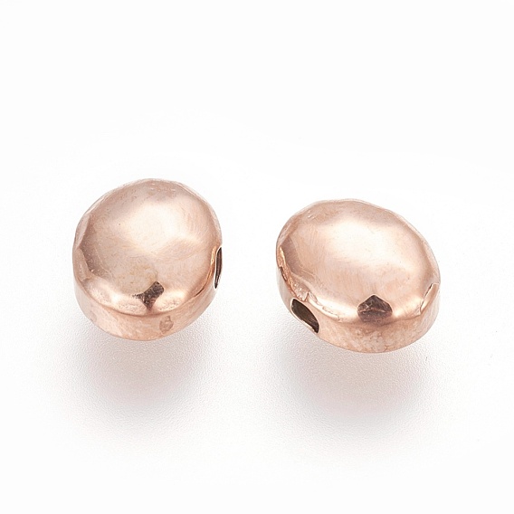 Revestimiento iónico (ip) 304 perlas de acero inoxidable, oval, pulido manual