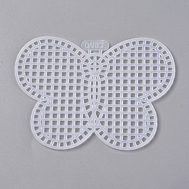 Cross Stitch Mesh Board, Plastic Canvas Sheets, Butterfly