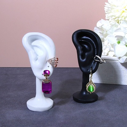 Resin Imitation Ear Jewelry Display Stands, Earrings Storage Rack, Photo Props