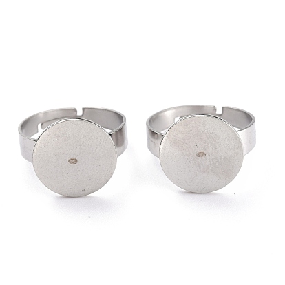 Componentes de anillos 304 de acero inoxidable ajustables, ajustes de la base del anillo de la almohadilla