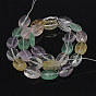 Natural Gemstone Beads Strands, with Amethyst, Crystal, Citrine, Rose Quartz and Green Fluorite, Faceted, Oval, Mixed Stone