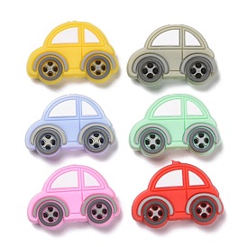 Perles focales en silicone, voiture