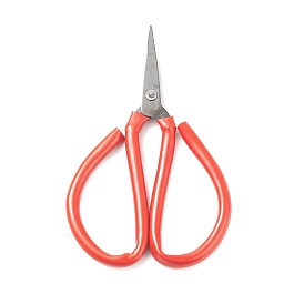 Carbon Steel Scissors, Red, 119x77x5mm