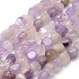 Natural Amethyst  Beads Strands, Nuggets