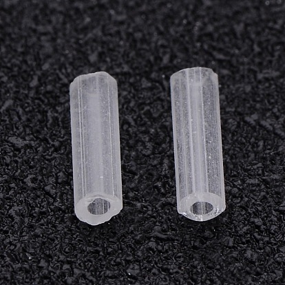 Glass Bugle Beads, Round Hole Seed Beads