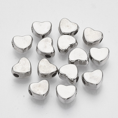 CCB Plastic Beads, Heart