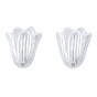 ABS Plastic Imitation Pearl Pendants, Flower