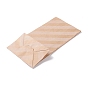 Прямоугольные крафт-бумажные мешки, никто не обрабатывает, подарочные пакеты, узоров