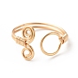 Кольцо из медной проволоки и открытое манжетное кольцо vortex для женщин