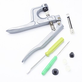 Kits d'outils à pinces à attaches rapides, Ensembles d'outils d'installation à fermeture à pression en plastique