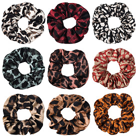 Colorful Leopard Print Hairband with Elastic Band - Fashionable and Trendy Hair Accessory
