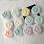 DIY Star with Constellation Candle Silicone Molds, for Scented Candle Making, White