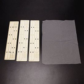 Cadre de fabrication de papier assemblé en tilleul, avec de la gaze, rectangle
