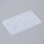Geometry Shape Silicone Molds, for DIY Earrings, Pendant Necklace Jewelry Silicone Resin Casting Mold