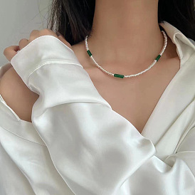 Fashionable Luxury Knit Necklace with Unique Minimalist Design and High-end Materials