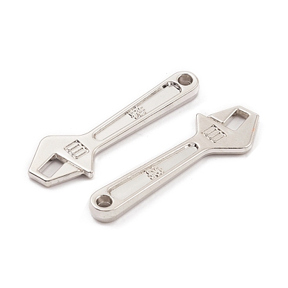 Alloy Pendants, Long-Lasting Plated, Lead Free & Cadmium Free, Wrench