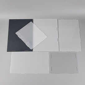 Boîte d'affichage acrylique rectangle personnalisé, pour modèle d'affichage de jouet