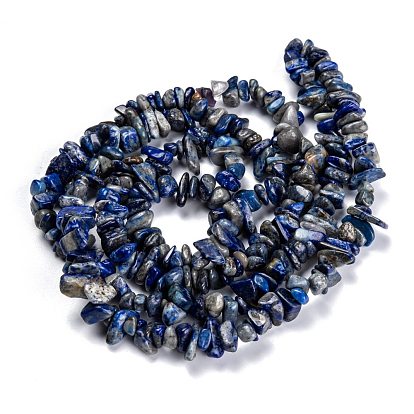 Lapis-lazuli, brins de perles naturels , classe ab, puce
