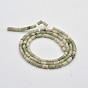 Column Natural Peace Jade Beads Strands, 5x3mm, Hole: 0.5mm, about 78pcs/strand, 15.7 inch
