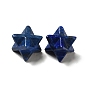 Natural Lapis Lazuli Beads, No Hole/Undrilled, Dyed, Star