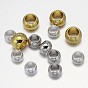 Rondelle Brass European Beads, Large Hole Beads