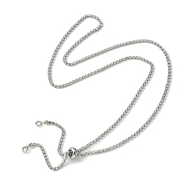 Fer strass strass chaînes fabrication de bracelets, avec 201 perles en acier inoxydable et extrémités de chaîne en laiton, convient au charme du connecteur