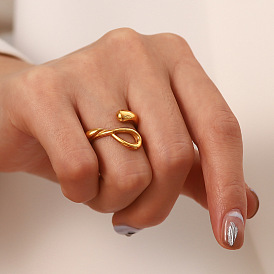 Minimalist Cross Geometry Open Ring for Women - Chic, Luxurious and High-End Fashion Jewelry