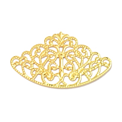 Железа филигранной столяры, гравированные металлические украшения, корона цветок