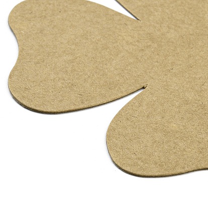 50Pcs Clover Paper Gift Tags, DIY Craft Hanging Tags