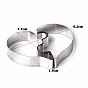 304 Stainless Steel Cookie Cutters, Cookies Moulds, DIY Biscuit Baking Tool, Heart
