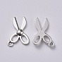 Mixed Tools Metal Charms Tibetan Style Alloy Pendants, Saw & Axe & Saw & Scissor & Drill, for DIY Jewelry Making and Crafting