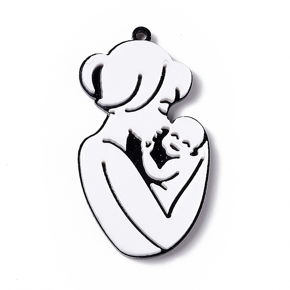 Mother's Day Acrylic Pendants, Women with Baby Charms