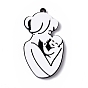 Mother's Day Acrylic Pendants, Women with Baby Charms