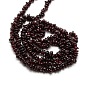 Natural Garnet Beads Strands, Grade AB, Chips, 6~12x4~6x3~5mm, Hole: 1mm, 32 inch