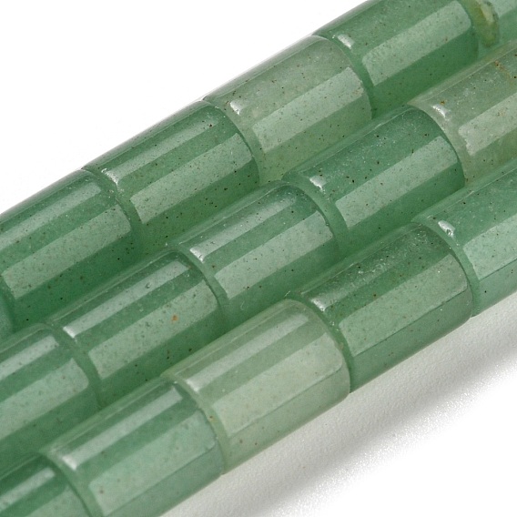 Естественный зеленый авантюрин бисер нитей, колонка