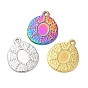 Ion Plating(IP) 304 Stainless Steel Pendant Cabochon Settings, Oval Charms
