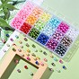Spray Painted ABS Plastic Imitation Pearl Beads, Round