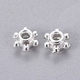 Tibetan Style Spacer Beads, Rondelle, 5x3mm, Hole: 2mm