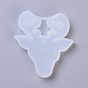 Pendant Silicone Molds, Resin Casting Molds, For UV Resin, Epoxy Resin Jewelry Making, Christmas Reindeer/Stag