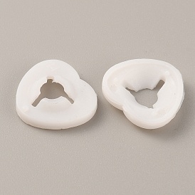 Plastic Doll Eye Nose Heart Gaskets, Animal Doll Safety Eye Nose Washers for DIY Craft Doll Making