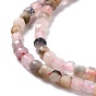 Natural Mixed Gemstone Beads Strands, Faceted, Cube