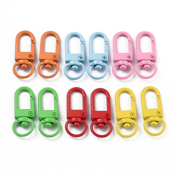 Zinc Alloy Baking Paint Swivel Snap Hooks Clasps