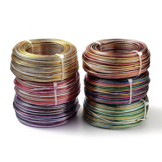 5 Segment Colors Aluminum Craft Wire, for Beading Jewelry Craft Making