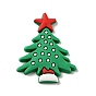 Cabochons de noël en plastique pvc, arbre de Noël