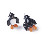 Handmade Lampwork Pendants, Penguin